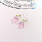 桜ひとひらピアス　樹脂フック　#M0127-2