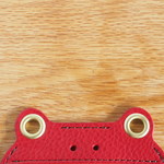 数量限定  かえるのコインケース　FUNKY　ベイクドレッド