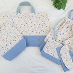 a-＊uco様オーダー品　星柄 ✖ タンガリー ご入園７点セット♪ 