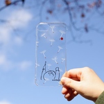 iPhoneケース「綿毛をフーッと」