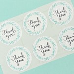 034ユーカリ　サンキューシール