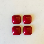 Red Square Cabochons