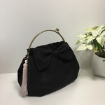 【特別オーダー品A様用】口金バッグリボン・BLACK大