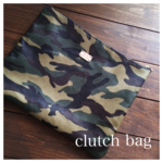 【イニシャルオーダー】clutch bag（camouflage）