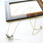 天空drop＊*ロングネックレス。