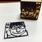 デフォルメ似顔絵消しゴムハンコ