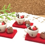 ☕️ ホットチョコ & 生チョコ セット ペンギンシュガー付き  ミニチュアフード 