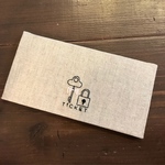 鍵とリボンのチケットケース（汚れアリお値下げ品）