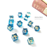 【再販】ヒトデのマリンキューブピアス