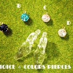 choice　４　colors　pierces
