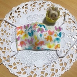 009 フルテクト☆ゾウ柄 こだわりの抗菌マスク marikoro