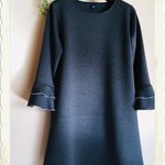 【ｔ様ご予約品】袖二段フリルチュニック（グレー）