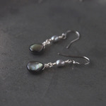 Pear&Rice Pierce（Black×Silver）