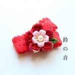  つまみ細工髪飾り   ベビーヘアバンド  