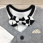 キッズ ベビー蝶ネクタイ【ブロック】