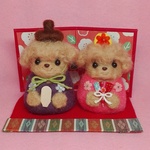 🌼chieko2424様オーダー品🎎めんこいトイプーちゃんのひな祭り～🌼