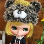 くまっクマくん帽子(黄色ベレー帽)