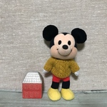 NN-008 縄編みのミニセーター （マスタード）