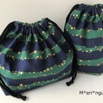 再販☆流れ星のお弁当袋＆コップ袋セット★
