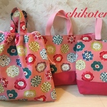  レッスンバッグ&シューズケース&体操着入れセット☆花柄 sale