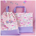 ゆめかわ♡ユニコーン柄のレッスンバッグ