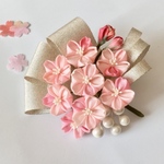 桜    コサージュ  卒業     入学 