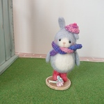 羊毛フェルト  ブーツうさぎさん🐰
