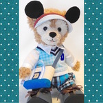 SSダッフィー　春キャンパスコーデ　パステルチェックベストセット