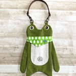 カエルさんのスマホポーチ＊しずく
