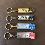 ナンバープレート キーホルダー ★ROUTE 66★ 