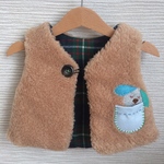 【お値下げセール】80cmファーベスト♪リバーシブル 