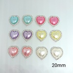 再再再再再販♡ぷっくりハートのキラキラパーツセット💗