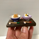 夫婦茶碗にゃんこ