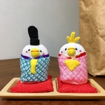 トリやん雛人形(ペアセット)
