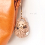 どこでも一緒♪ 2wayトイプーのブローチ&ストラップ
