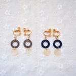シンプル シェル イヤリング・ピアス