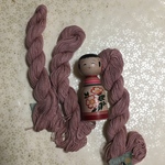 手染めこぎん糸  栗  銅媒染