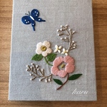 刺繍ファブリックパネル 送料込み