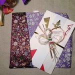 慶事☆お祝い事に！リバティ・ファブリックの袱紗（ふくさ）　12.Capelカペル　パープル