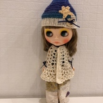 ポンチョみたいなカーディガン