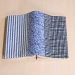 和調ブックカバー　文庫本サイズ　グレー系