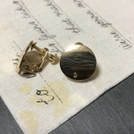 イヤリング金具 1穴 14mm