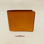 本革 シンプル 二つ折り 財布