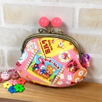 駄菓子パッケージ♪レトロ動物がまぐちポーチ