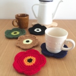  コースター flower colorful