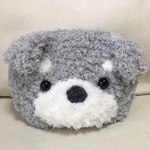 ふわもこシュナウザーちゃんポーチ🐶