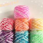 再販♡レインボーカラー♡引き揃え糸ミニ玉セット