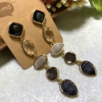 大人かっこいい！ロングビジューピアス♡