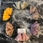 コットンパール♡シフォンタッセルピアス／イヤリング
