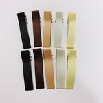 10個入り　ヘアクリップ　リボン付き　5㎝ カントリーMix　 B372-5